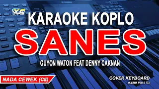 guyonwaton x denny caknan sanes karaoke lirik tanpa vokal nada wanita