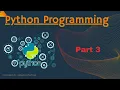 Python Programming Tutorial Part 3 Basics of Python