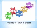Nursing Preceptor Development - Preceptee What to expect