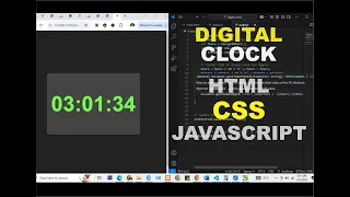 Build a Digital Clock Using JavaScript Real-Time HTML CSS JS Project for Beginners