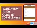 Table View Section Headers Footers Programmatically Swift-5 Xcode 13 - iOS Development
