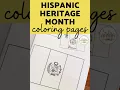 Hispanic Heritage Month Coloring Pages Workbook