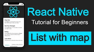 React Native tutorial List with map function custom list