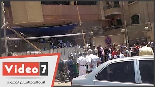  صوان  بمحيط سجل مدنى الهرم لحماية المواطنين من أشعة الشمس دندنها