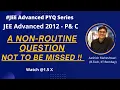 JEE Advanced 2012 - Recursive Formula