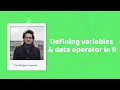 RStudio 2 Variable specification and data operators