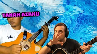 Download Alip Ba Ta - Tanah Airku, Ibu Sud - keroncong (fingerstyle guitar cover) Reaction / Guitarist Reacts MP3