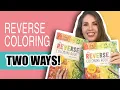 Trying a REVERSE coloring book improves creativity AND emotional health