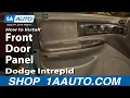 How To Remove Front Door Panel 93-97 Dodge Intrepid