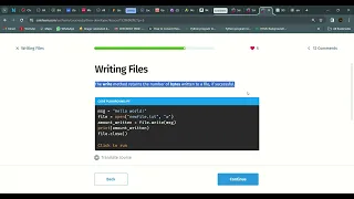 114 Writing Files Python Developer Sololearn