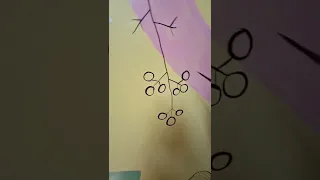 Boho style wall paint Bohemian design on wall Free hand painting Part-2