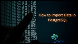 How to Import Data on PostgreSQL