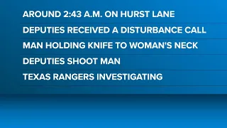 Deputies fatally shoot man holding knife to woman s neck in Guadalupe County sheriff says