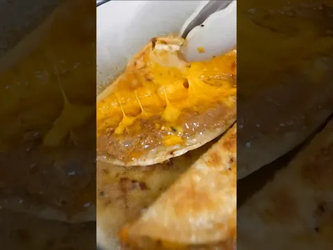 Quick! CRISPY Bean and Cheese Tacos #shorts