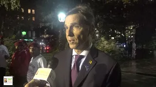 NYC Council Candidate in District 5 Joins Vigil to Remember Justin Wallace