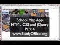 HTML CSS jQuery Tutorial Map App Part 4