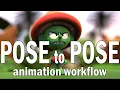 Pose to Pose Blender Animation Workflow for beginners
