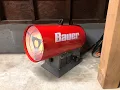Bauer Harbor Freight Forced Air Propane Heater - Quick Review