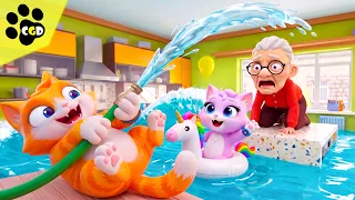 My CAT WIFE Flooded Granny's House! - I Am Cat
