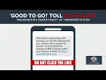 Good to Go toll scam alert