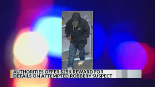 FBI offers reward for information on alleged travel center robbery suspect