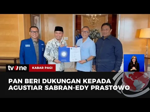 PAN Resmi Bergabung sebagai Partai Pengusung Agustiar Sabran dan Edy Pratowo
