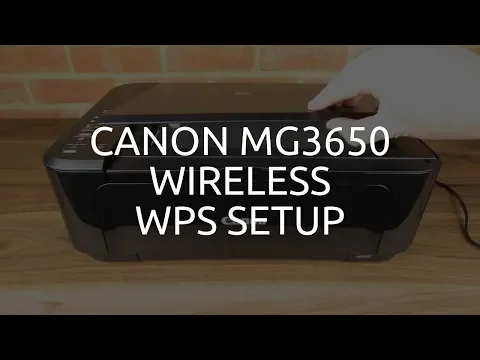 Download MP3 Canon MG3650 Wireless / WiFi WPS Setup