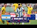 Argentina vs. Australia | International Friendly  2023 | Full Match Highlights | HD 1080P