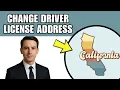 How To Change Address On Driver s License Online California