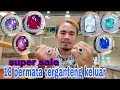 Super salle, 18 permata top quality, ruby sapphire, zambrud dll, siapa cepat dia dapat,