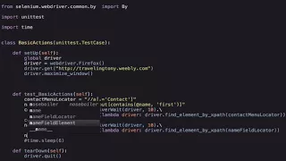 Selenium Python language - Clicking an Element or Sending Keys to an Element