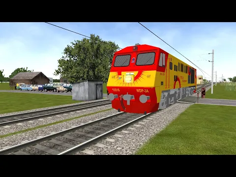 TEJAS Locomotive train vs Level crossing | Stops the train video No copyright