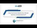 How to Check Status of a Server Service in DirectAdmin MilesWeb