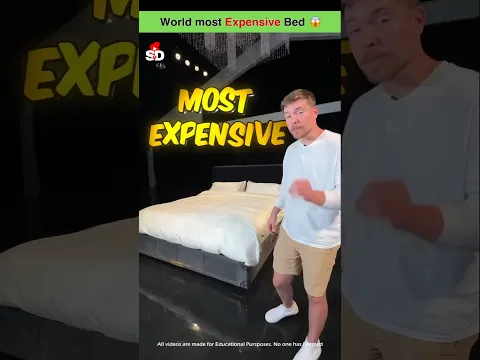 This is the World's most expensive bed 😱 #shorts #trending #viral