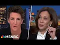 Download Lagu Rachel Maddow’s full interview with Kamala Harris I MSNBC EXCLUSIVE
