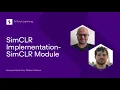 SimCLR - Implementation in PyTorch PyTorch Lightning
