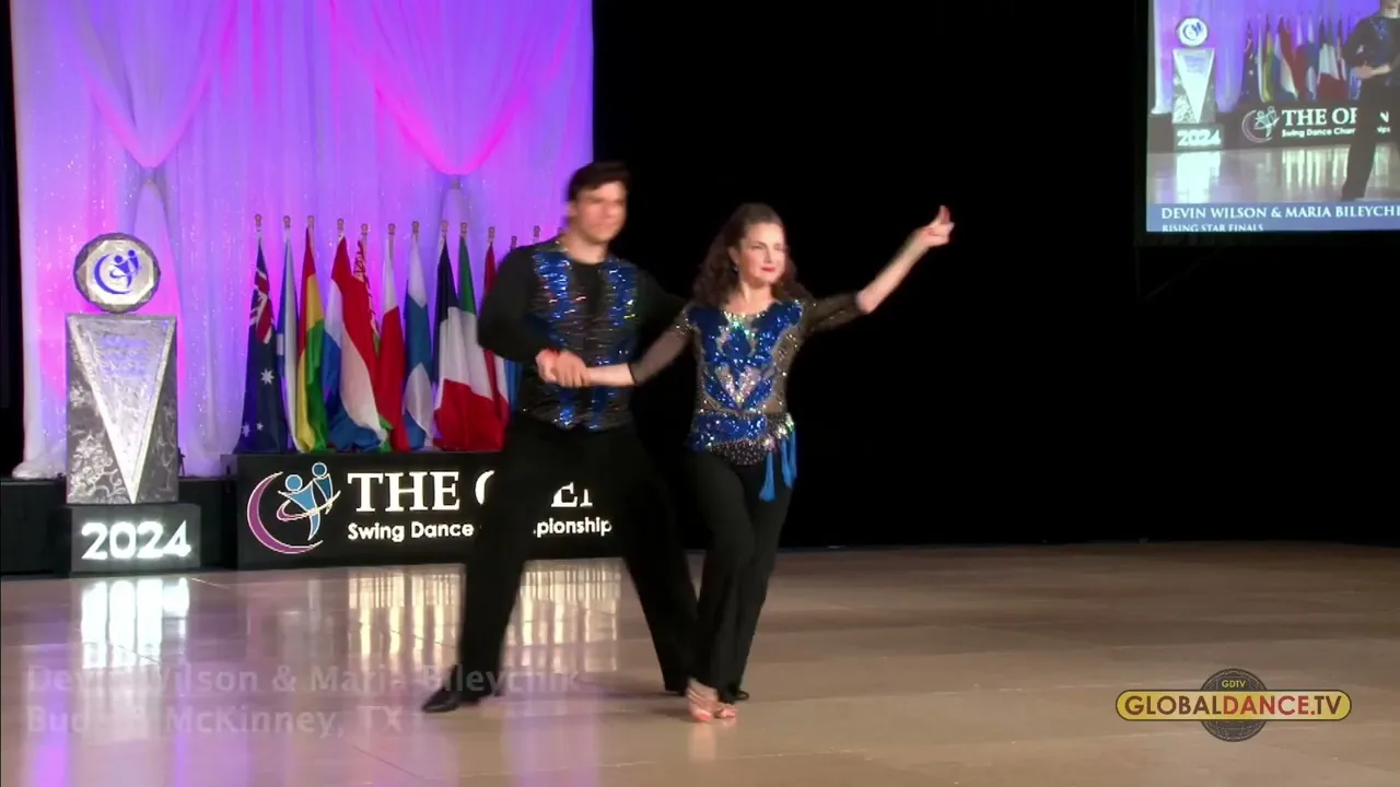 Devin Wilson and Maria Bileychik - 3rd Place Rising Star - The Open 2024