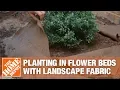 How to Install Landscape Fabric for a Flower Bed