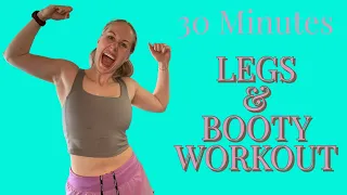 30 MIN LEGS & BOOTY Workout - No Repeat, No Equipment