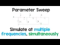 Multisim com Parameter Sweep - Awesome fun