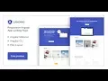 Angular Landing - Material Design Angular App Landing Page Themeforest Templates