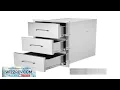VEVOR Outdoor Kitchen Drawers 18 5 W x 22 5 H x 22 5 D Triple Access Drawers