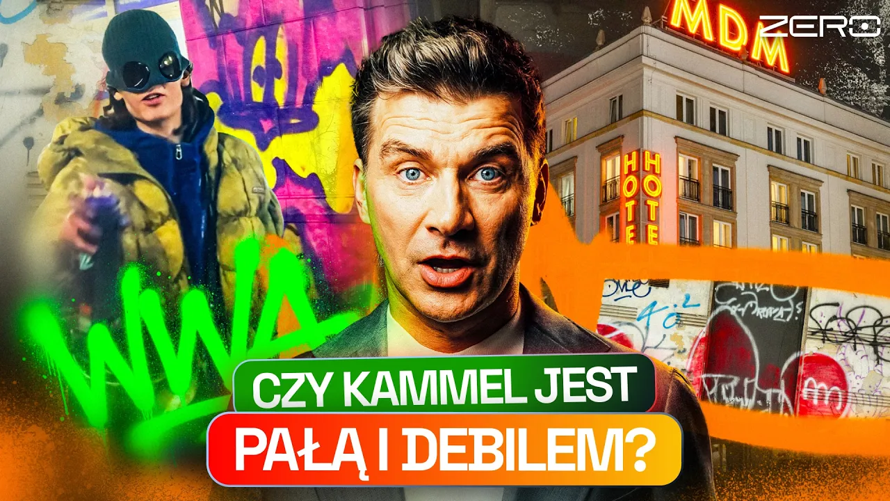 AWANTURA NA ULICY - STREET ART, WANDALIZM CZY ZWYKŁA GŁUPOTA? KAMMEL WYJAŚNIA "ARTYSTĘ"