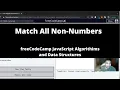 Match All Non Numbers Regular Expressions freeCodeCamp tutorial