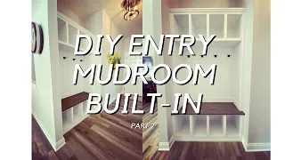 How to Make an Entry Mudroom Built-In Part: 2