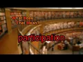 What does participation mean