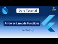 Dart Arrow Function Dart Tutorial Bangla Part-3