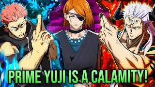 prime yuji is immortal u0026 special grade calamity yuji vs dabura explained strongest vs strongest