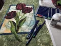 Coloring Fabric with Inktense Pencils