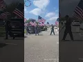 Funeral Service Flag Line and Escort